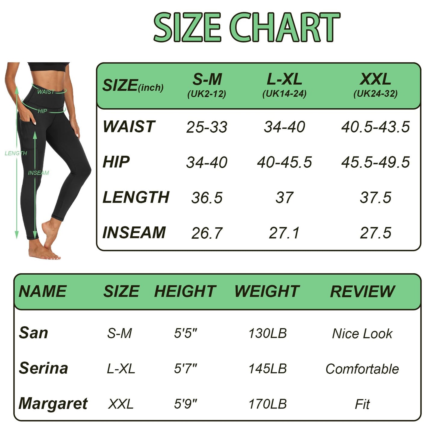 Gym Leggings for Women with Pockets