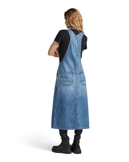 G-STAR Women's Midi Dungaree Dress Casual