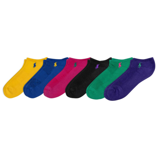 POLO RALPH LAUREN Women's Low-Cut Half Cushion (Pack of 6)