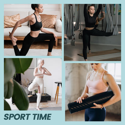 3 Pack Leggings for Women with Pockets High Waist Gym Leggings