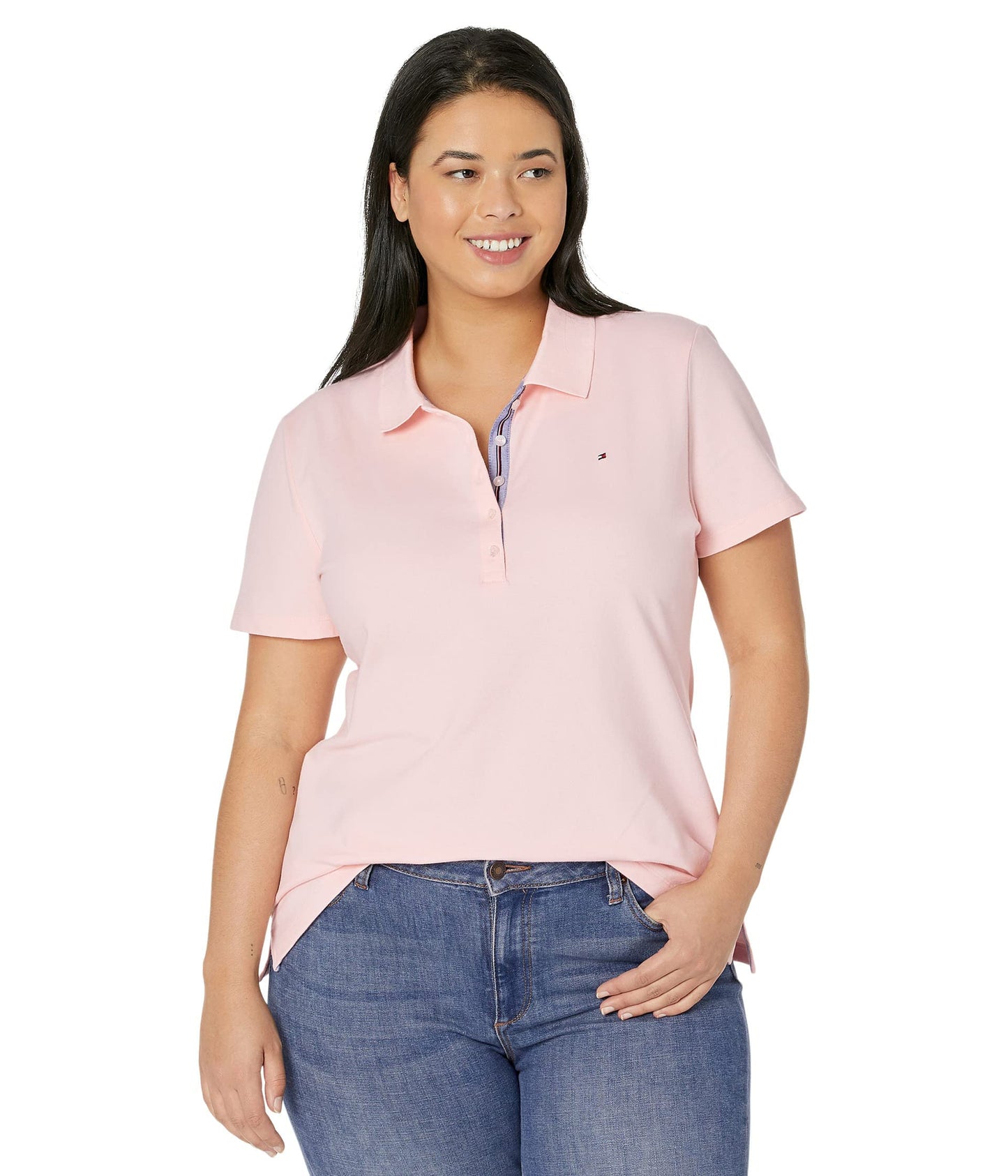 Tommy Hilfiger Women's Short Sleeve Classic Polo Shirt S/S CORE