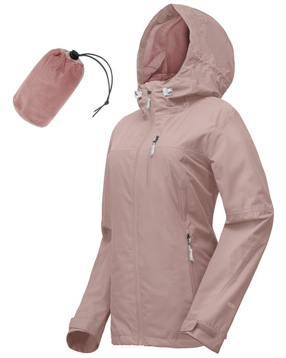 33,000ft Women's Waterproof Packable Rain Jacket