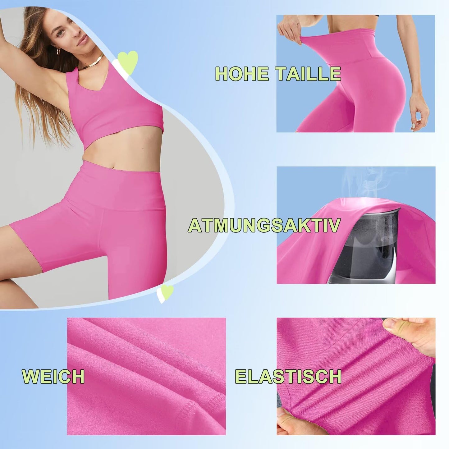 Cycling Shorts Women High Waisted