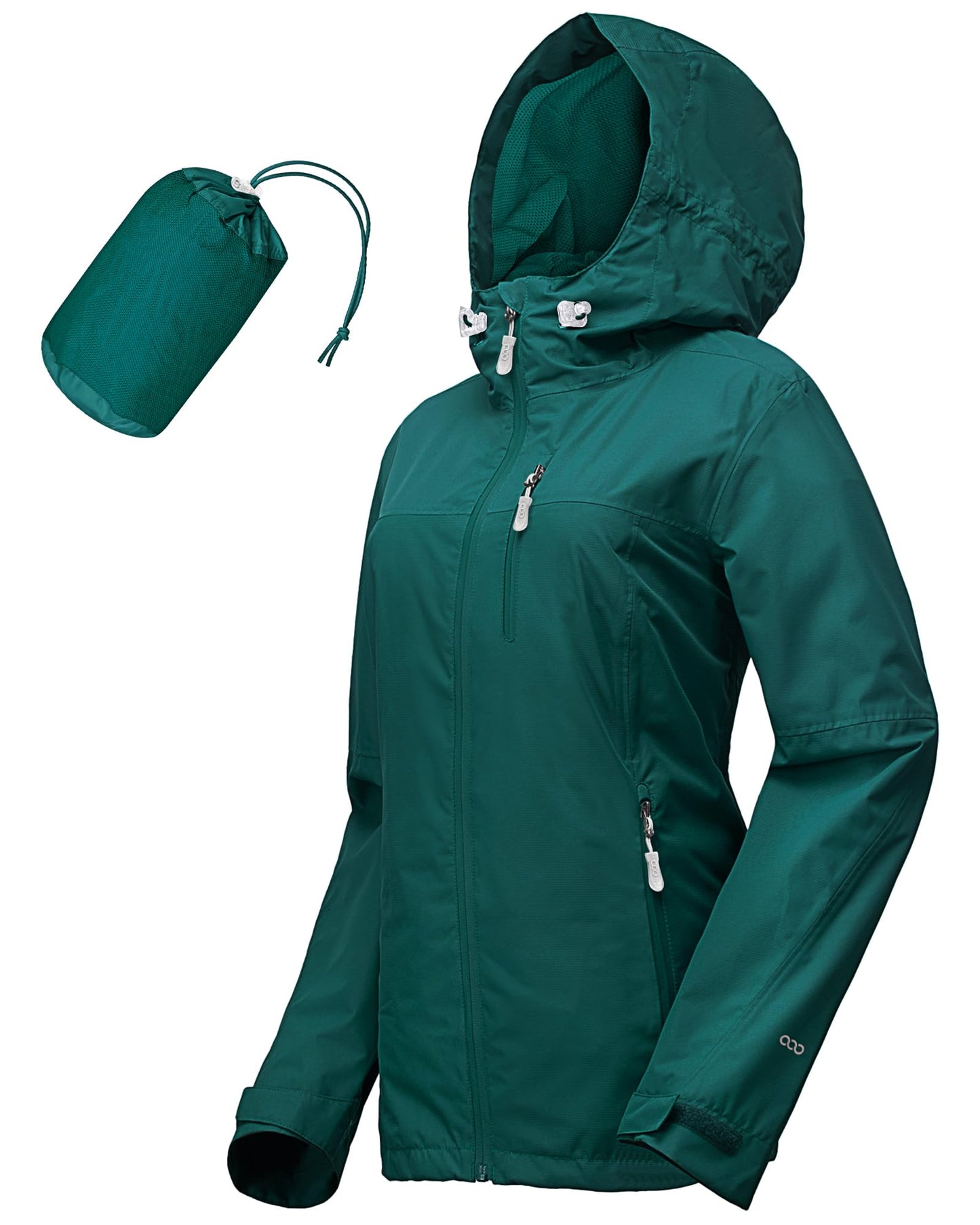 33,000ft Women's Waterproof Packable Rain Jacket