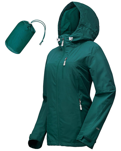 33,000ft Women's Waterproof Packable Rain Jacket