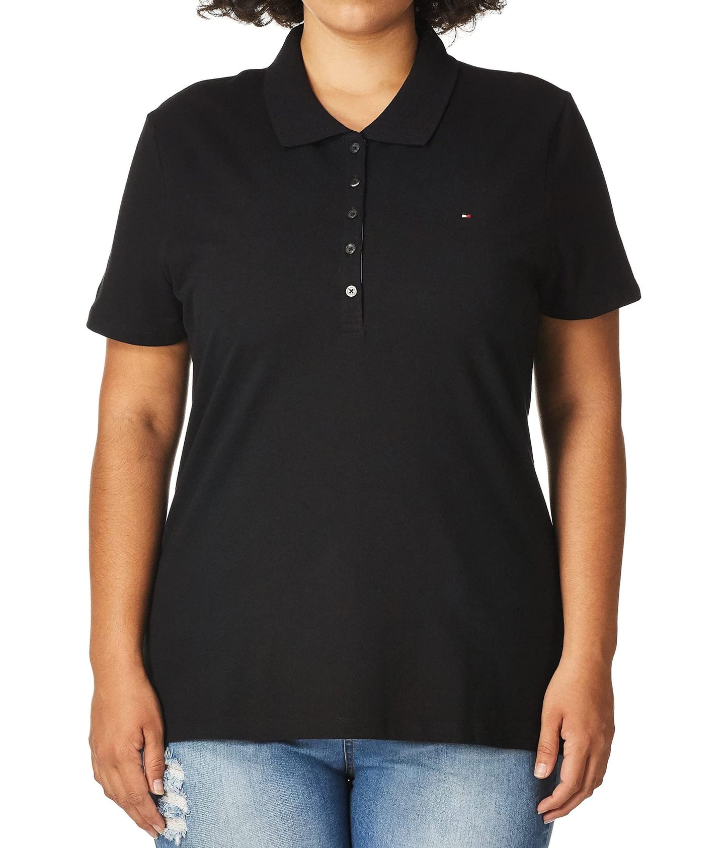 Tommy Hilfiger Women's Short Sleeve Classic Polo Shirt S/S CORE