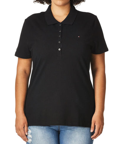 Tommy Hilfiger Women's Short Sleeve Classic Polo Shirt S/S CORE