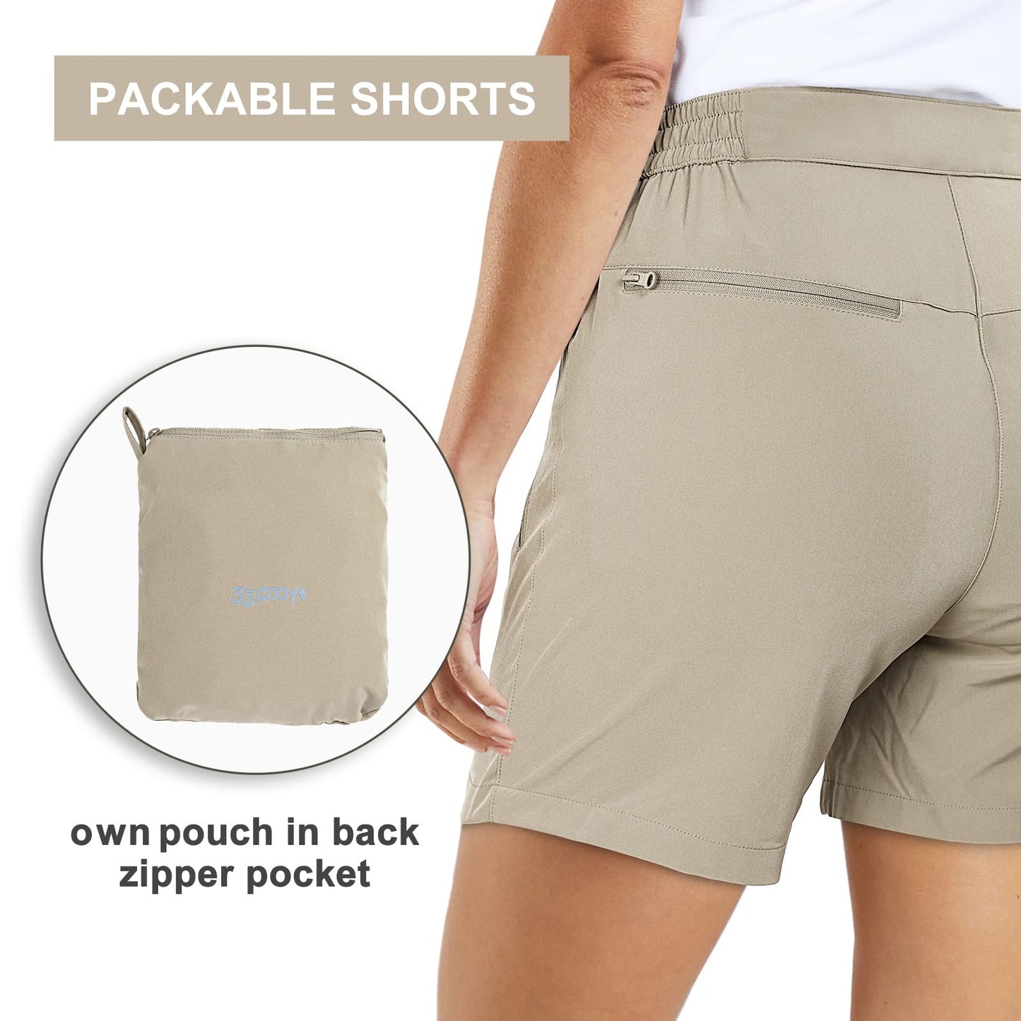 33,000ft Women's Hiking Shorts Quick Dry