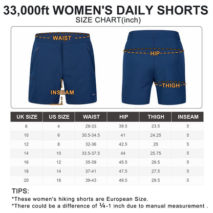 33,000ft Women's Hiking Shorts Quick Dry
