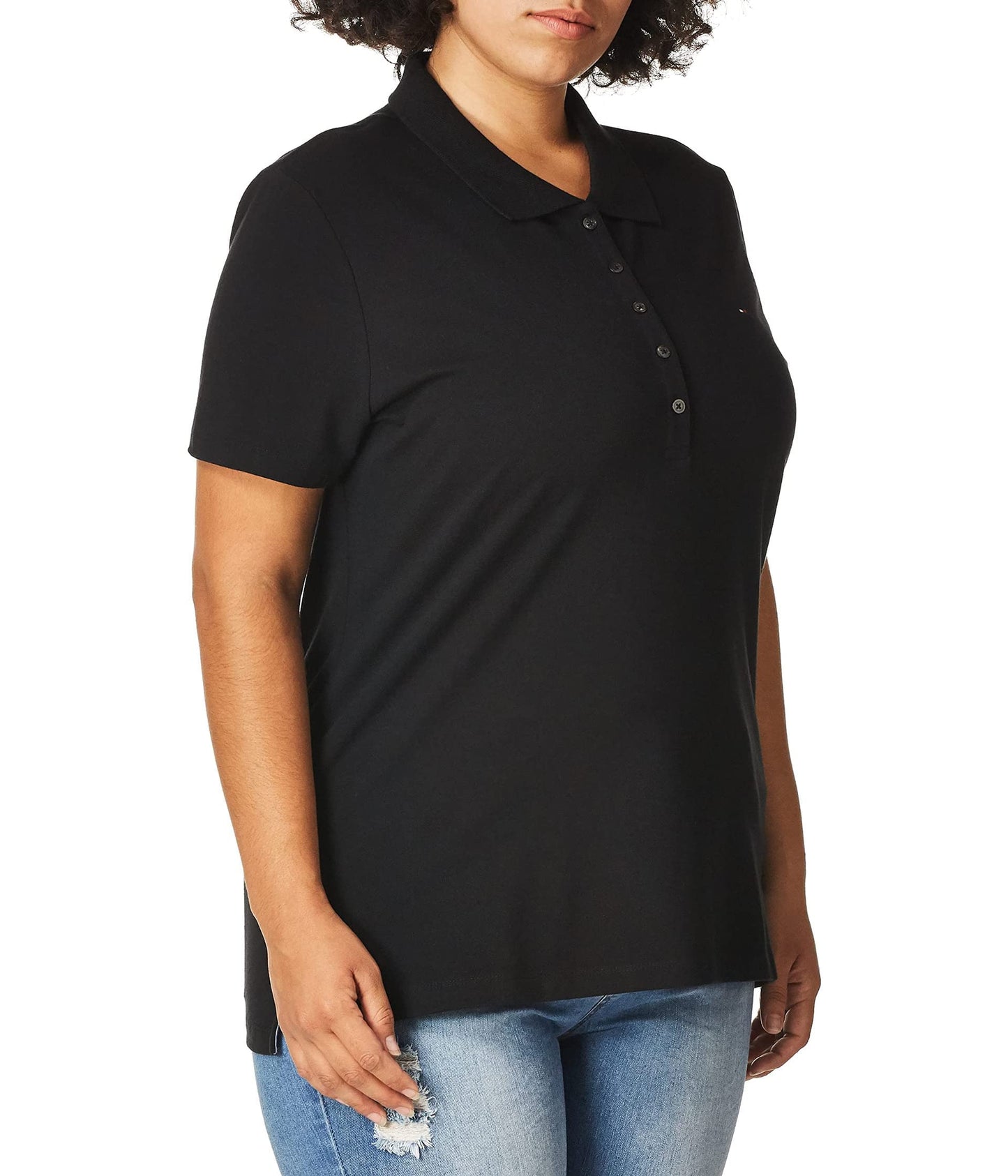 Tommy Hilfiger Women's Short Sleeve Classic Polo Shirt S/S CORE