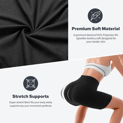 SINOPHANT High Waisted Cycling Shorts Women