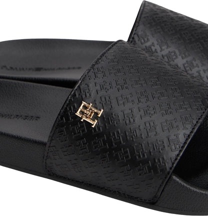 TOMMY HILFIGER Women's Th Monogram Poolside Sliders