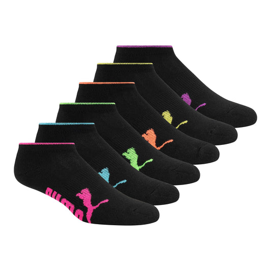 PUMA Women's 6 Pack Low Cut Socks