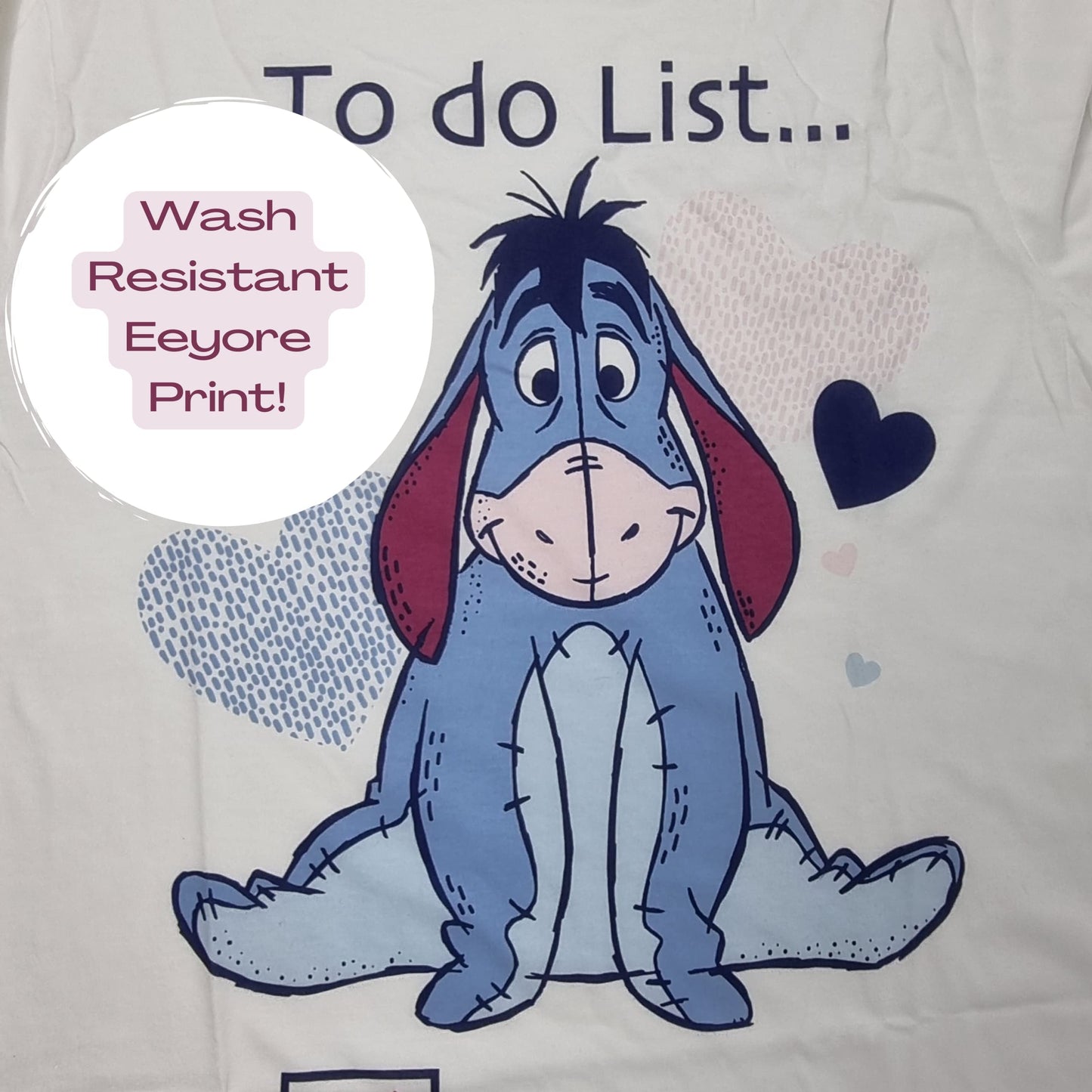 Eeyore Womens Long Pyjama Set 100% cotton Licensed Winnie the Pooh Gift UK 8-26