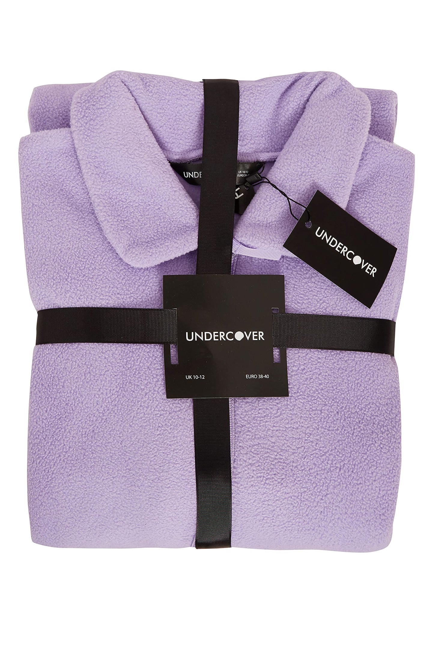 Undercover Ladies' Soft Fleece Zip Gown with Satin Trim