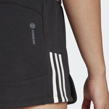 adidas Women's Train Essentials Train Cotton 3-Stripes Pacer Shorts Shorts