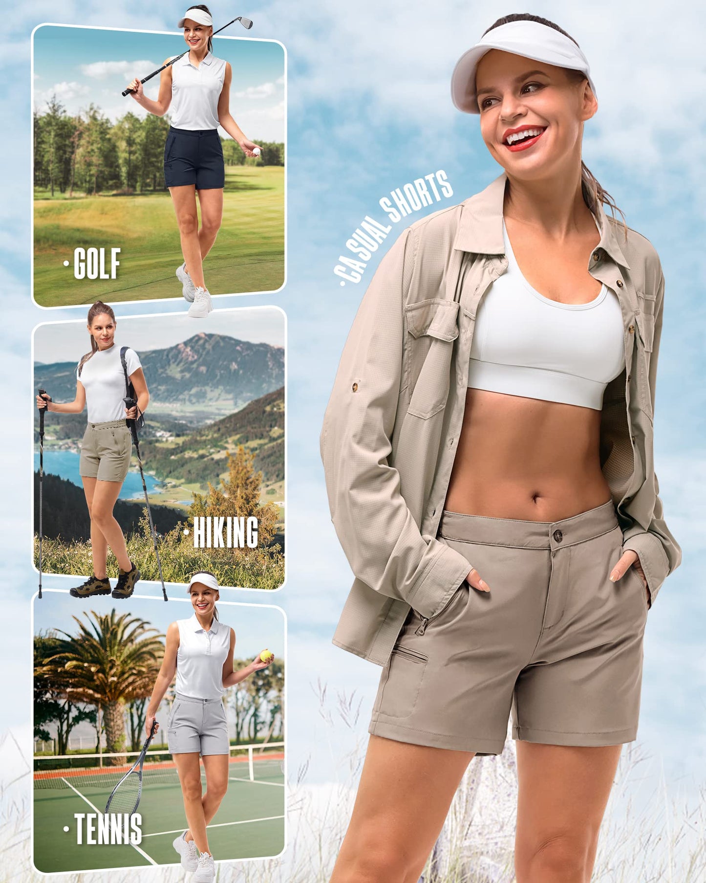 33,000ft Women's Hiking Shorts Quick Dry