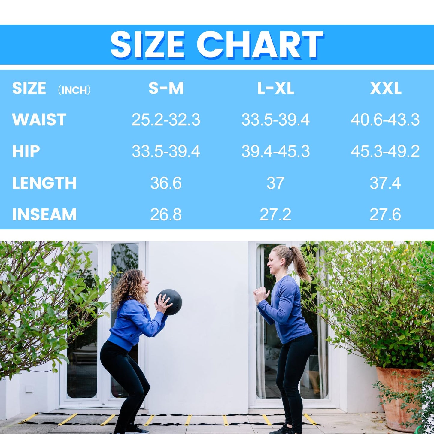 DDOBB 2 Pack Leggings for Women High Waisted