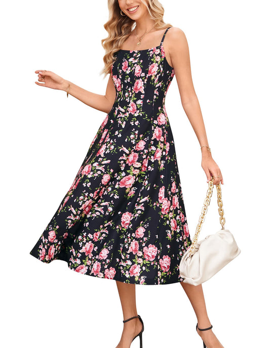GRACE KARIN Women Summer Strappy Dress