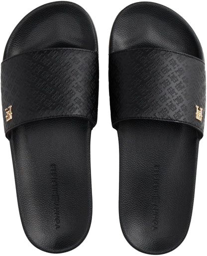 TOMMY HILFIGER Women's Th Monogram Poolside Sliders
