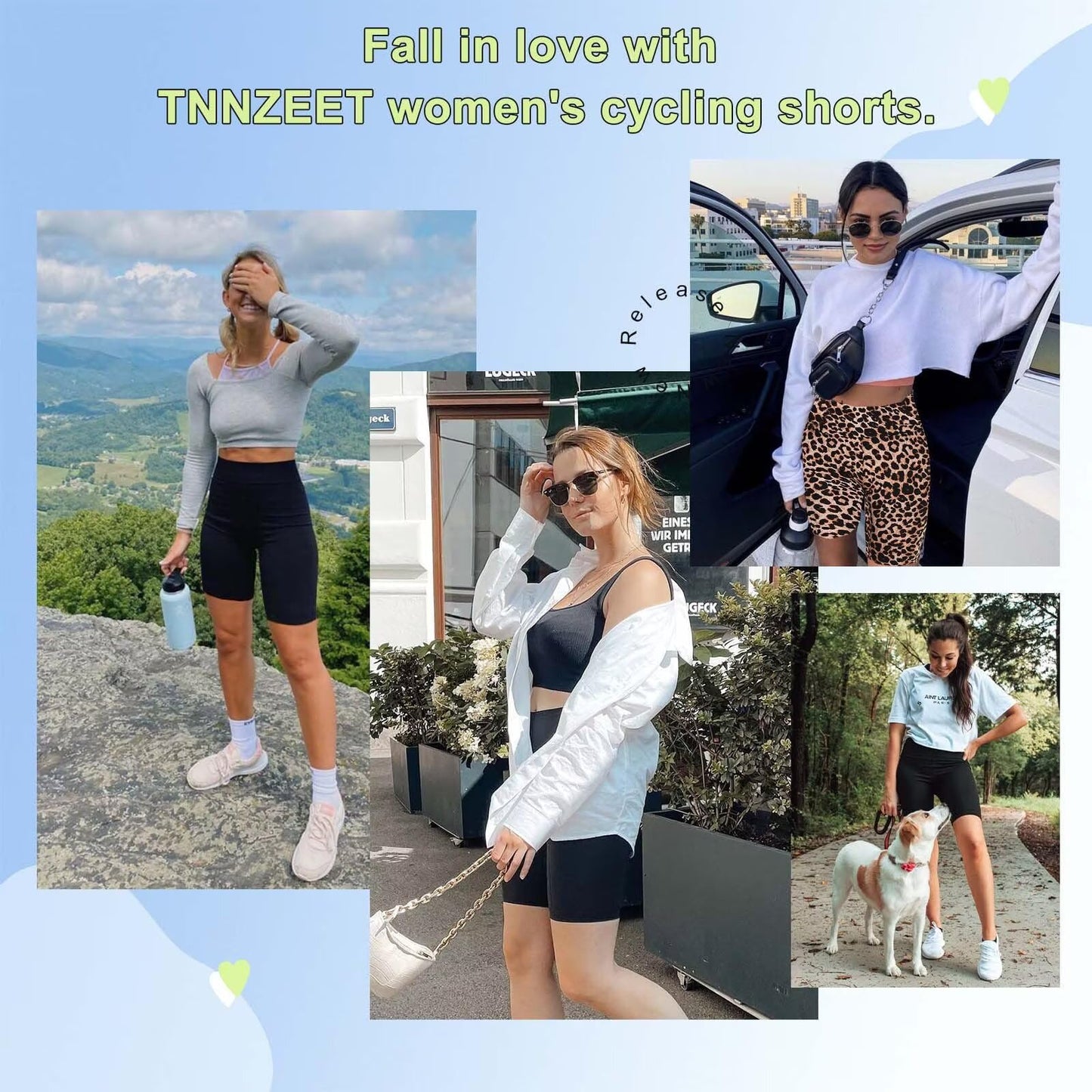 Cycling Shorts Women High Waisted