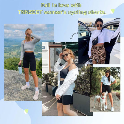 Cycling Shorts Women High Waisted