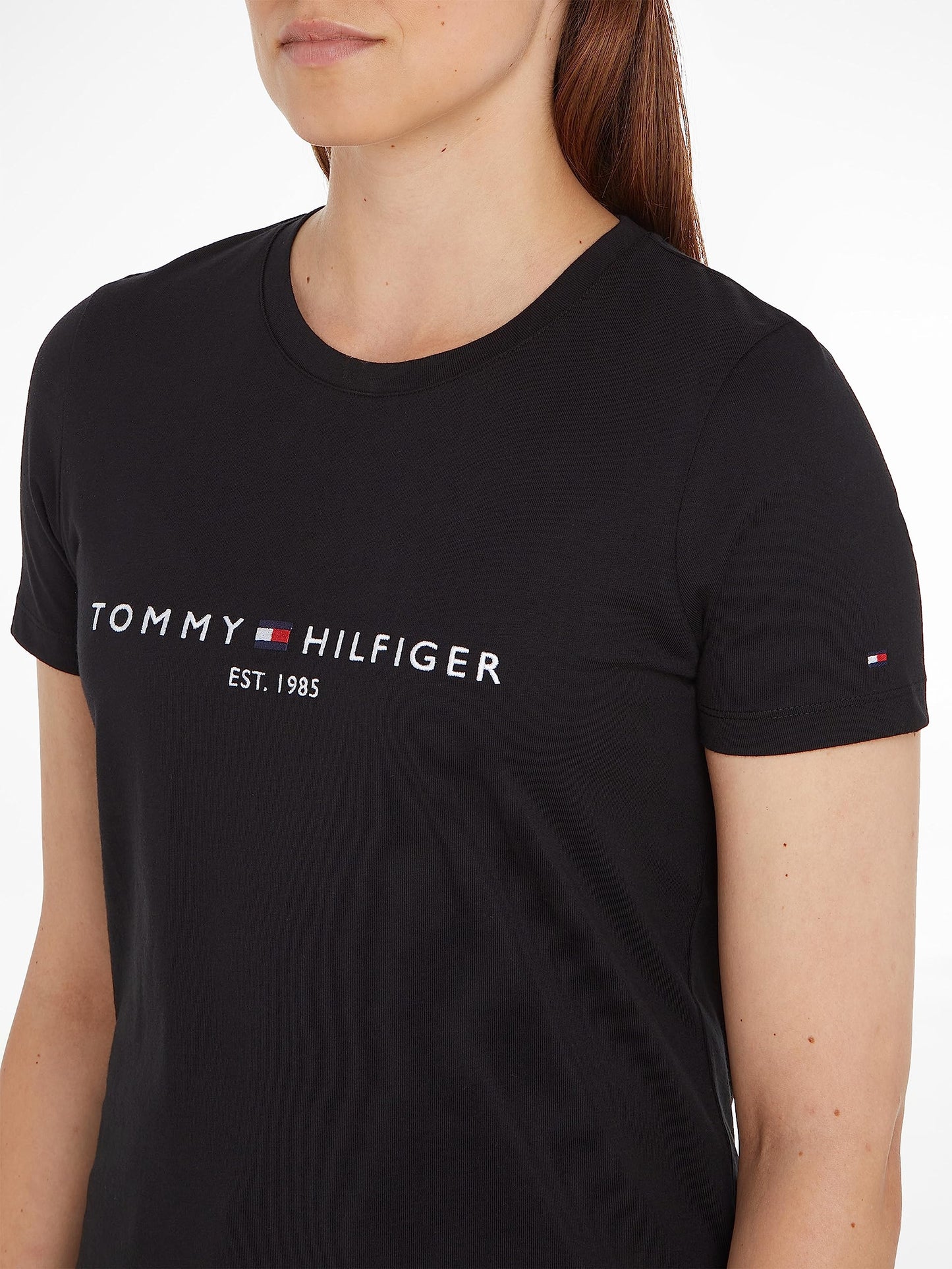 Tommy Hilfiger Women's Heritage Hilfiger C-nk Reg Tee S/S Knit Tops