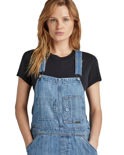 G-STAR Women's Midi Dungaree Dress Casual