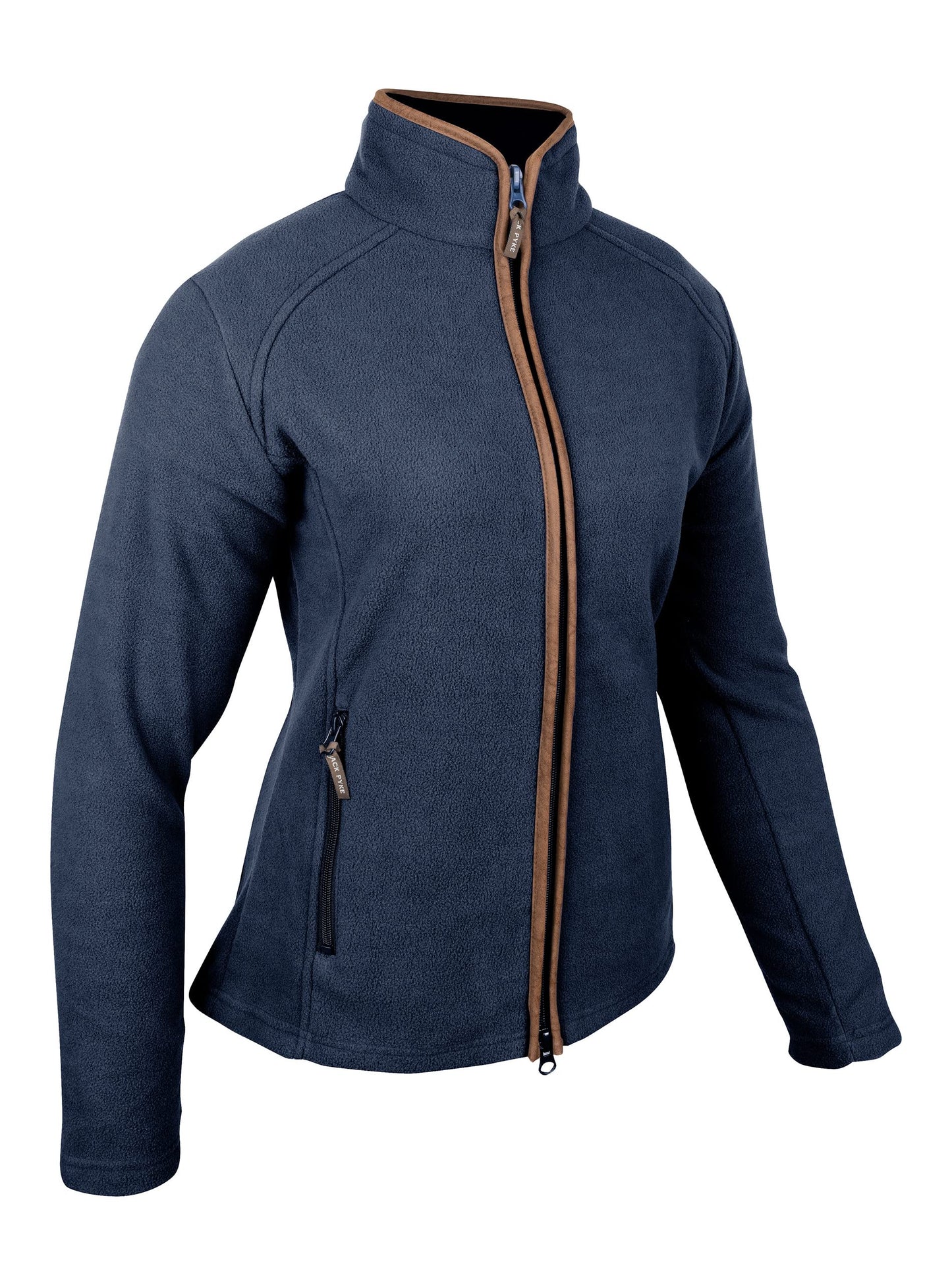 JACK PYKE Ladies 250gms Thermal Fleece Long Sleeve Jacket Navy