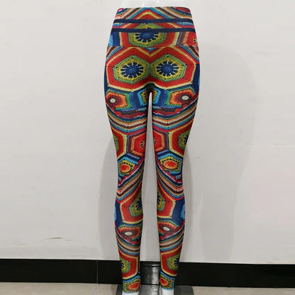 Women High Waist Printed Leggings