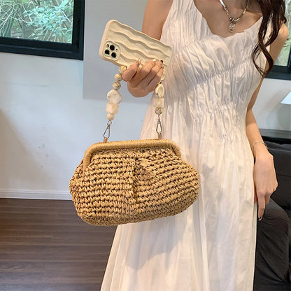 Trendy Straw Weave Shoulder Bag | Chic and Eco-Friendly