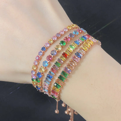 Adjustable Multicolor Charm Bracelet | Personalized Style