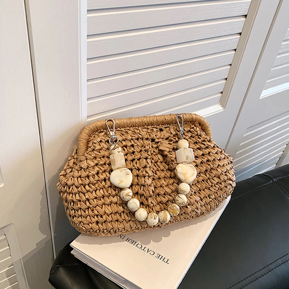 Trendy Straw Weave Shoulder Bag | Chic and Eco-Friendly