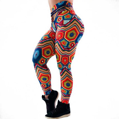 Women High Waist Printed Leggings