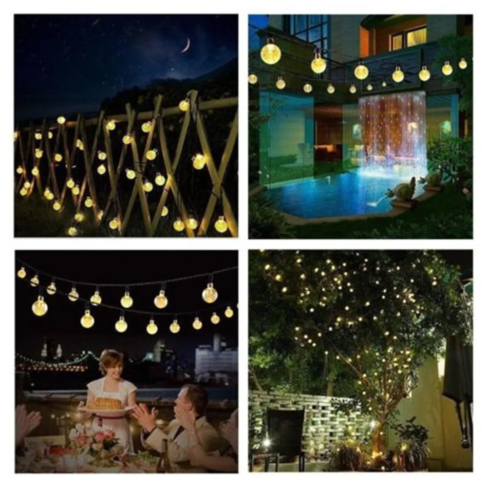 200LED String Solar Lights Outdoor Fairy Camping Lights 22M IP65 Waterproof Garland Christmas Decoration Wedding Lamp Garden