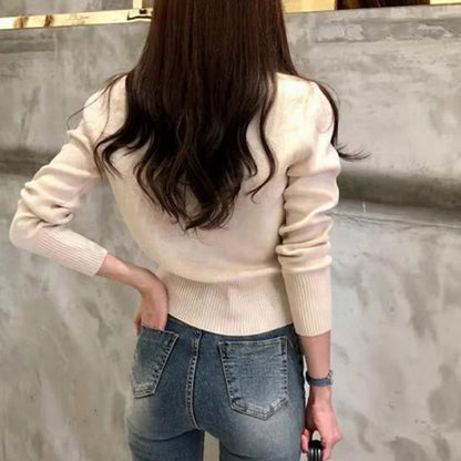 Korean Single Breasted Cardigan