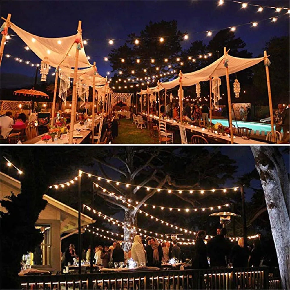 200LED String Solar Lights Outdoor Fairy Camping Lights 22M IP65 Waterproof Garland Christmas Decoration Wedding Lamp Garden