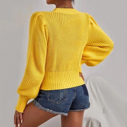 Casual Turtleneck Knitted Sweater