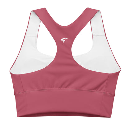 The Gymbum UK Hippie Pink Longline sports bra