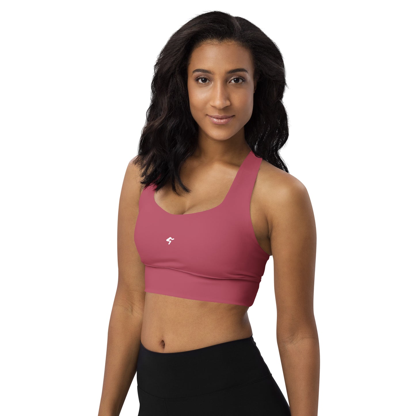 The Gymbum UK Hippie Pink Longline sports bra