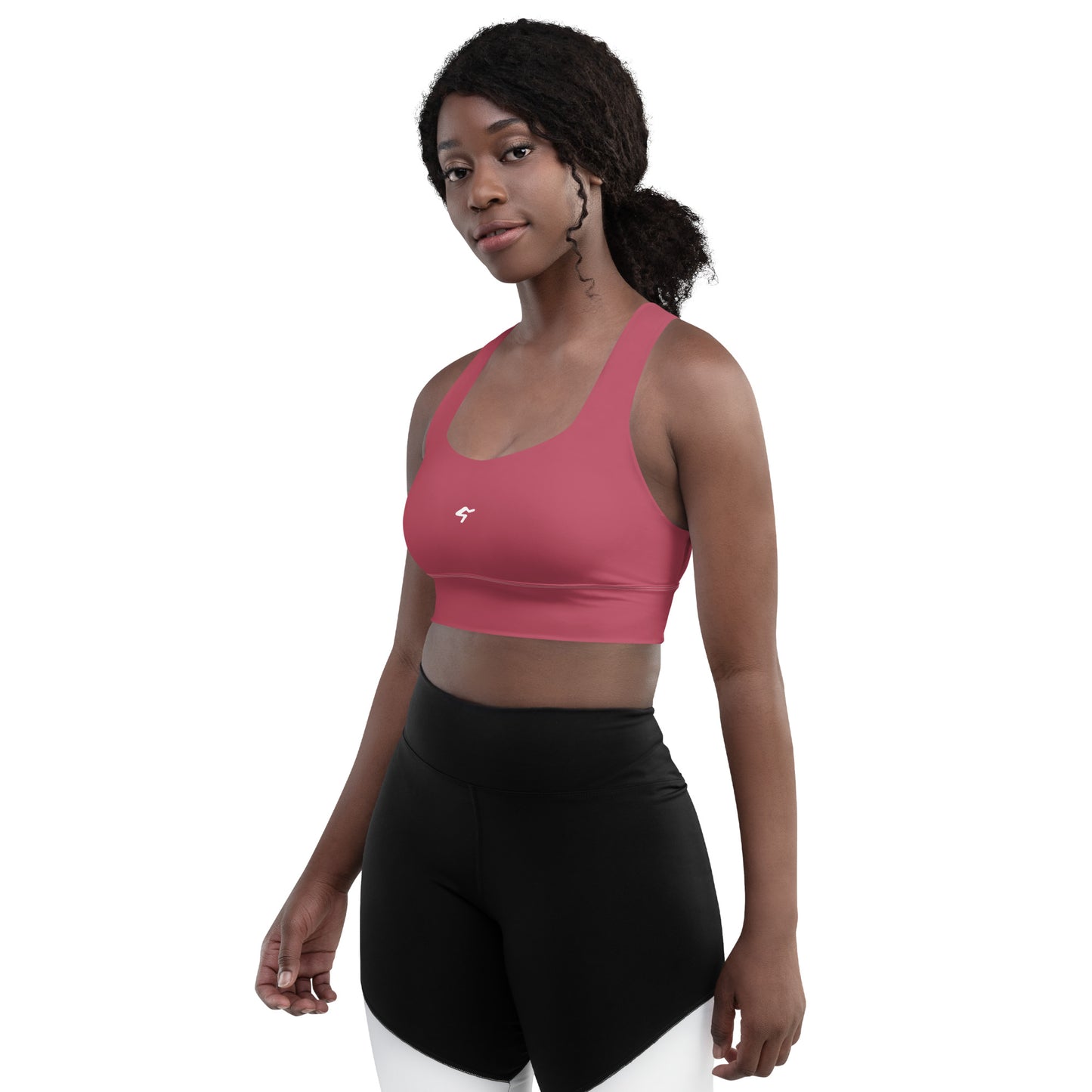 The Gymbum UK Hippie Pink Longline sports bra