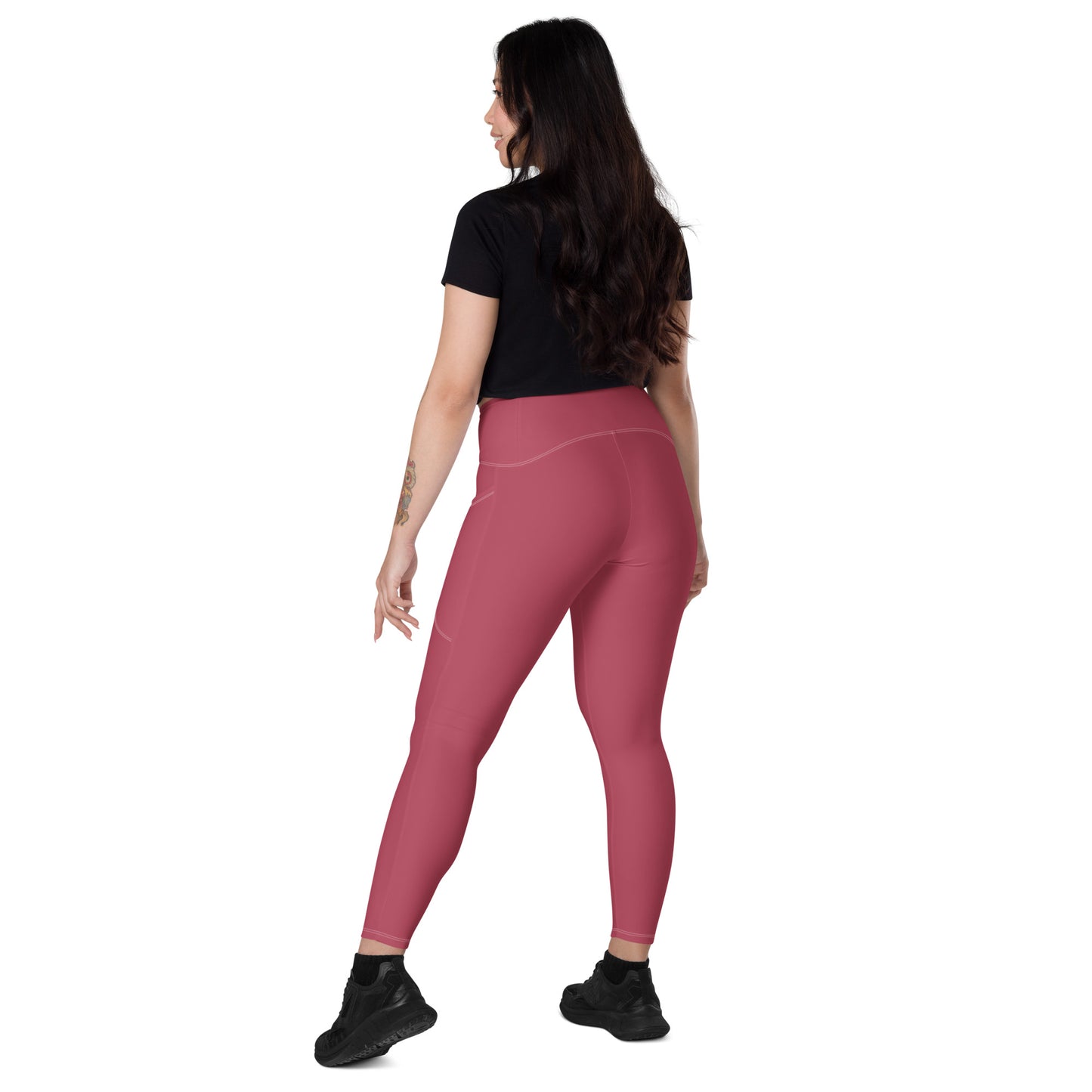 The Gymbum UK Hippie Pink Leggings with pockets