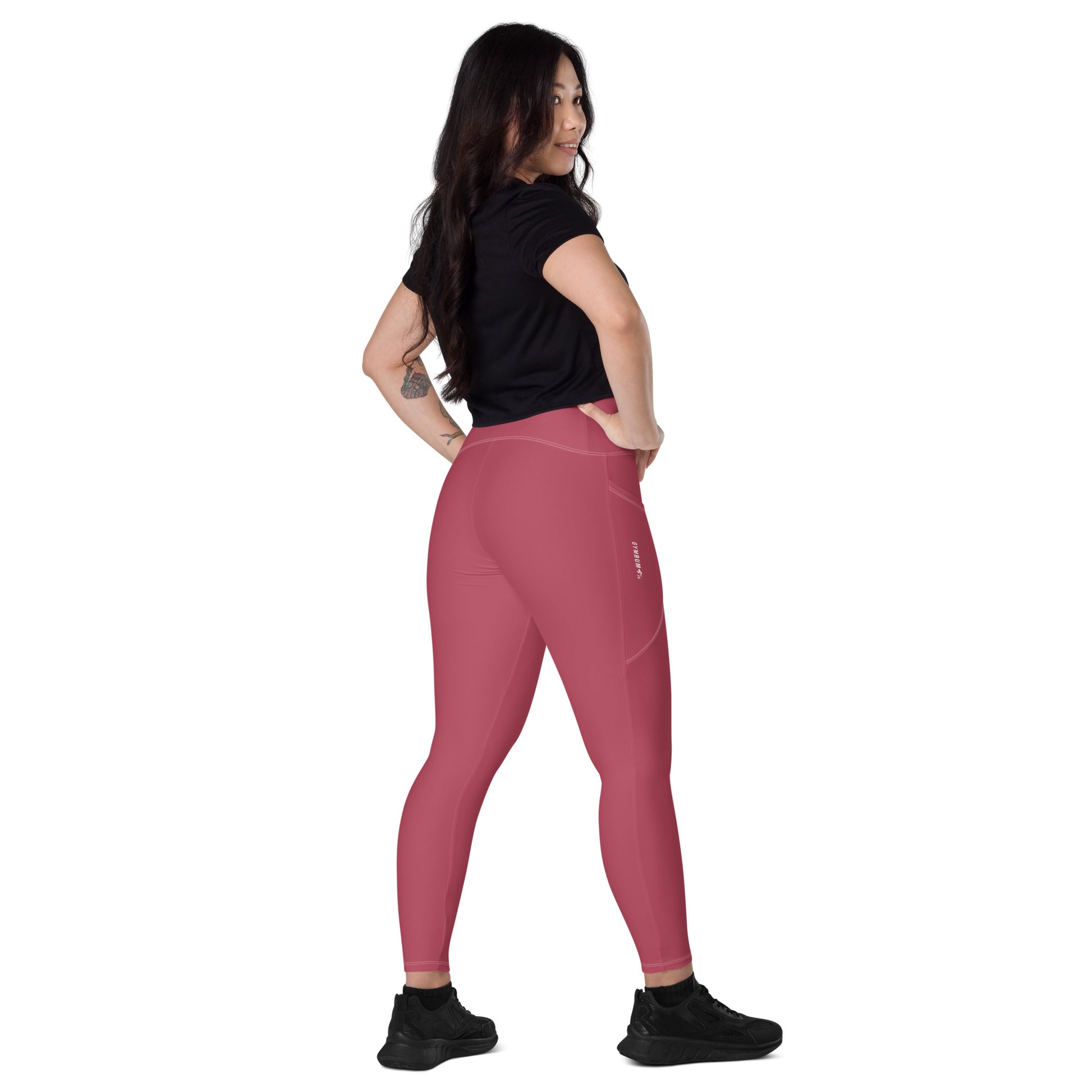 The Gymbum UK Hippie Pink Leggings with pockets